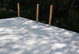 PVC Flat Roof Deck - Wellesley, MA