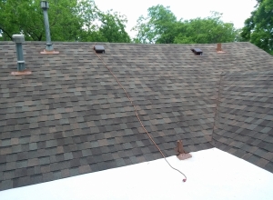 Shingle roof