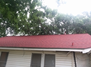 Shingle roof