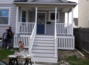 Porch and roofing 