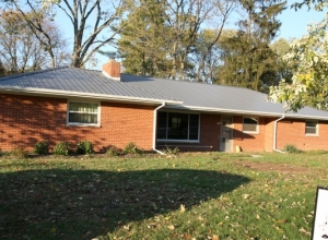 metal roof installation