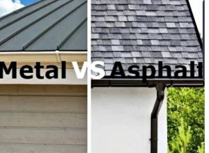 We install both metal and asphalt 