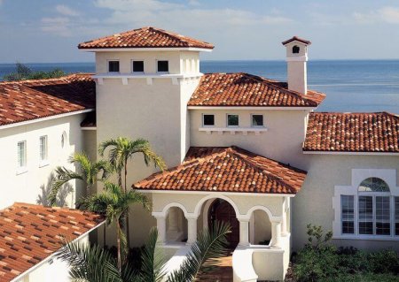 roof tile colors clay exterior tiles paint homes stucco spanish roofing cost brown terracotta cotta terra houses trinidad mediterranean estimate